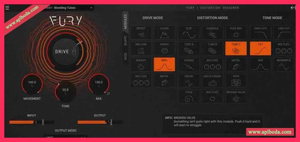 失真插件 Heavyocity FURY Distortion Designer 1.1.3 (MAC)