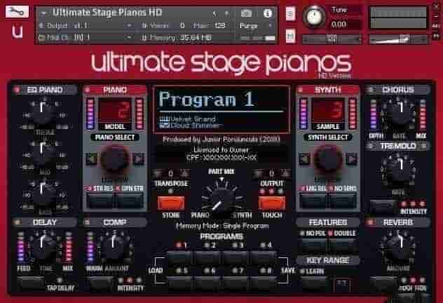 [钢琴音源]Ultimate Stage Pianos HD [KONTAKT]（6.56GB）
