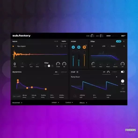 经典低音乐器预设 AIR Music Technology Sub Factory v1.2.1.11-WiN