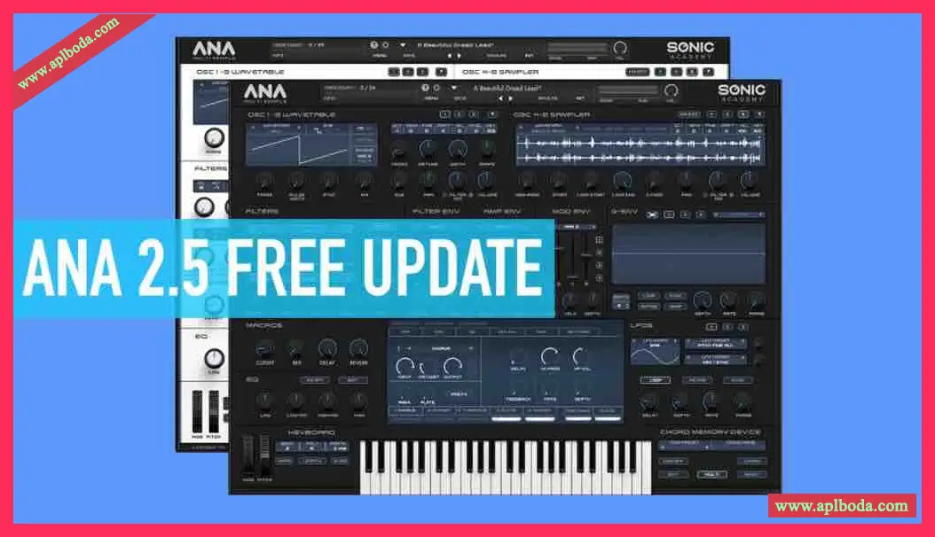 [ANA 2合成器终极合集]索尼克学院 ANA 2 Slate 数字超级套装 v2.5.6 [MacOSX]（2.71GB）