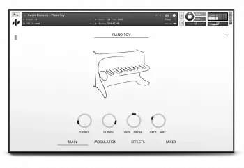 立体声钢琴音色库 Audio Brewers Piano Toy Stereo Version KONTAKT