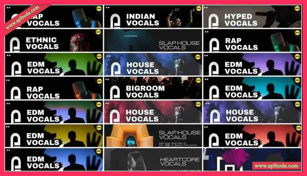[EDM多风格人声采样包合集]RAGGED Vocal Pack Collection 2024 [WAV]（4.89GB+）