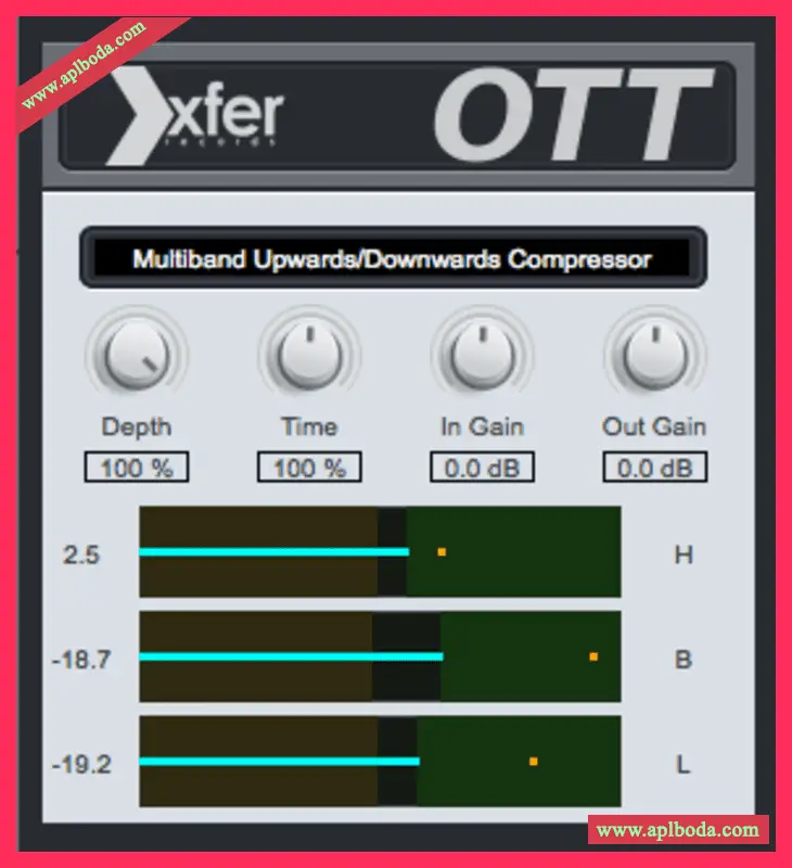 Xfer OTT 多段压缩器插件