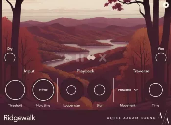 一款游移式的颗粒采样循环器 Aqeel Aadam Sound Ridgewalk v1.1.1 WiN