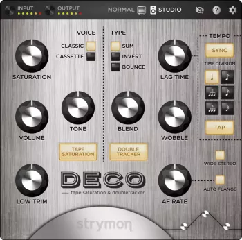 经典磁带插件效果 Strymon Deco Plugin v1.0.0 ARM macOS