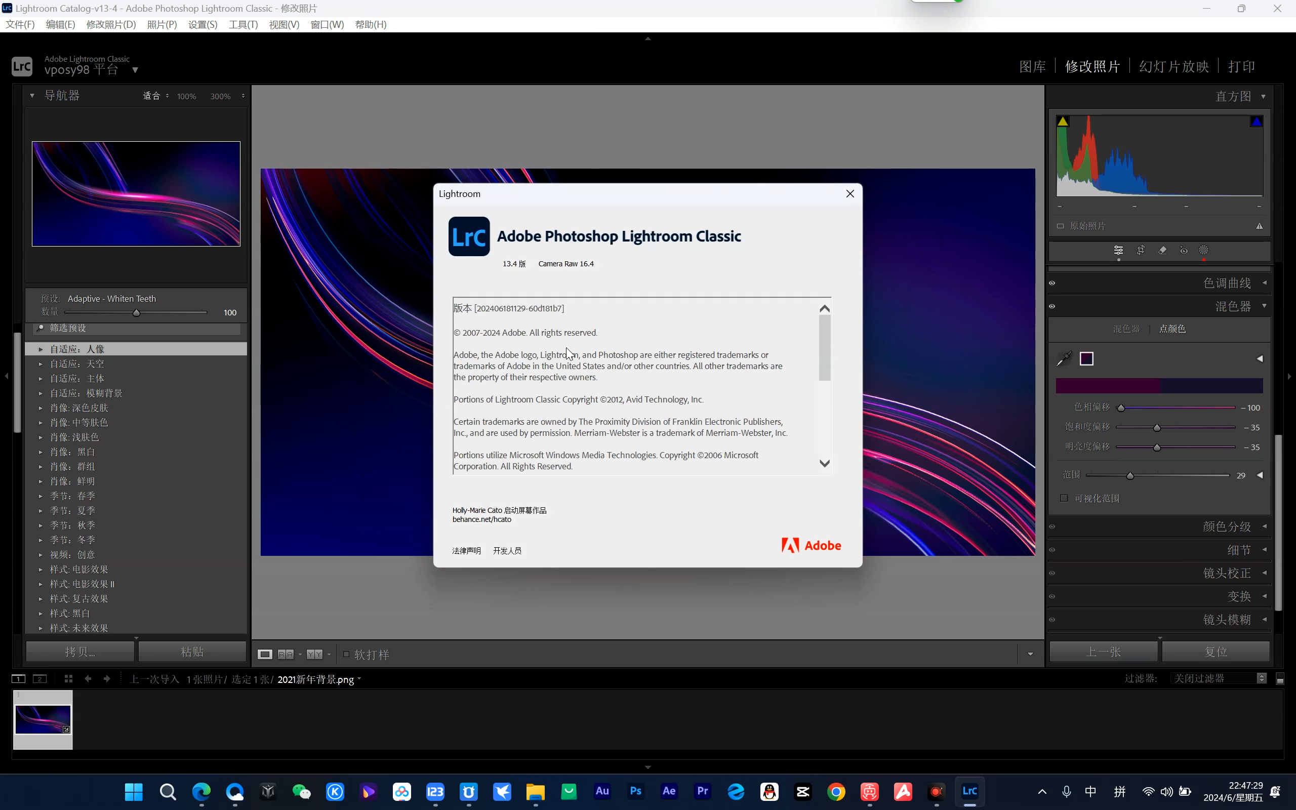 Adobe Lightroom Classic 2024 for Win v13.5.0(lr 2024)中文直裝版