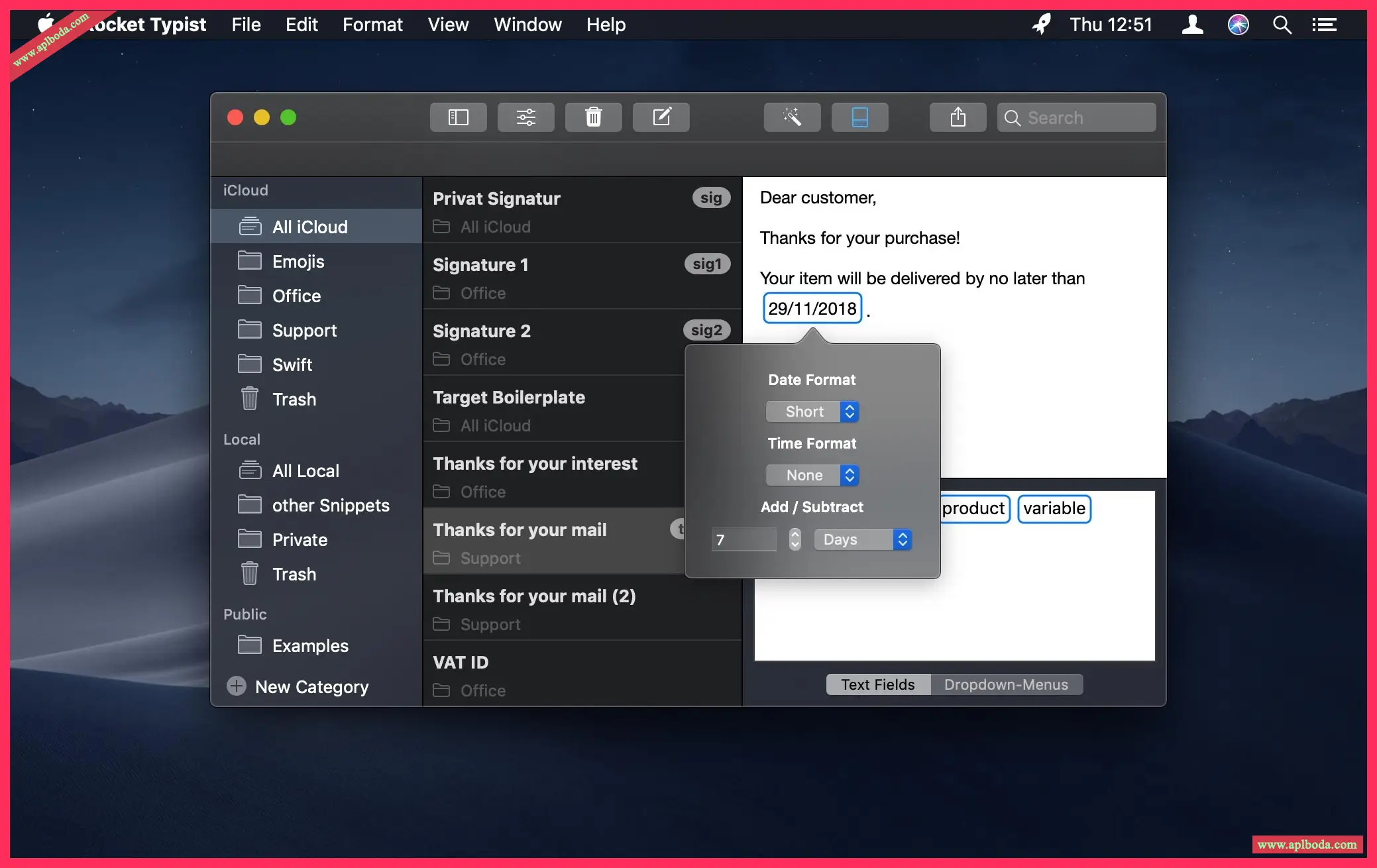 Rocket Typist pro for Mac(文本快速输入工具)v3.2.5中文版