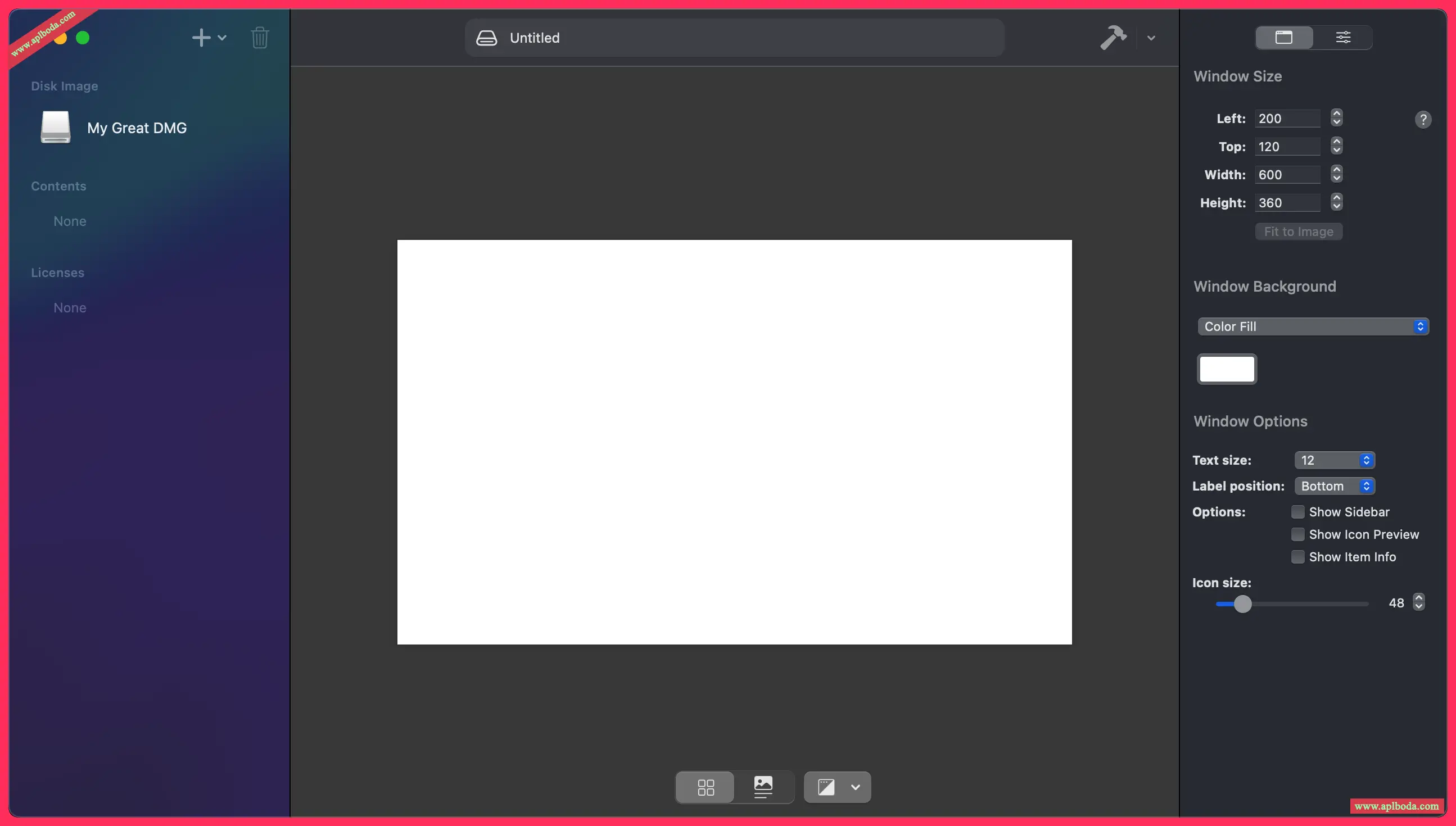 DMG Canvas for mac(DMG镜像制作工具)v4.1.2激活版