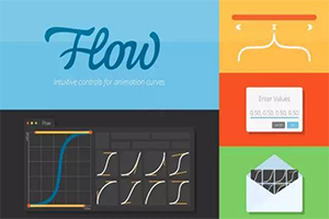 AE script - keyframe ease-in and ease-out curve adjustment tool Flow v1.4.2 Win/Mac compatible with AE 2022