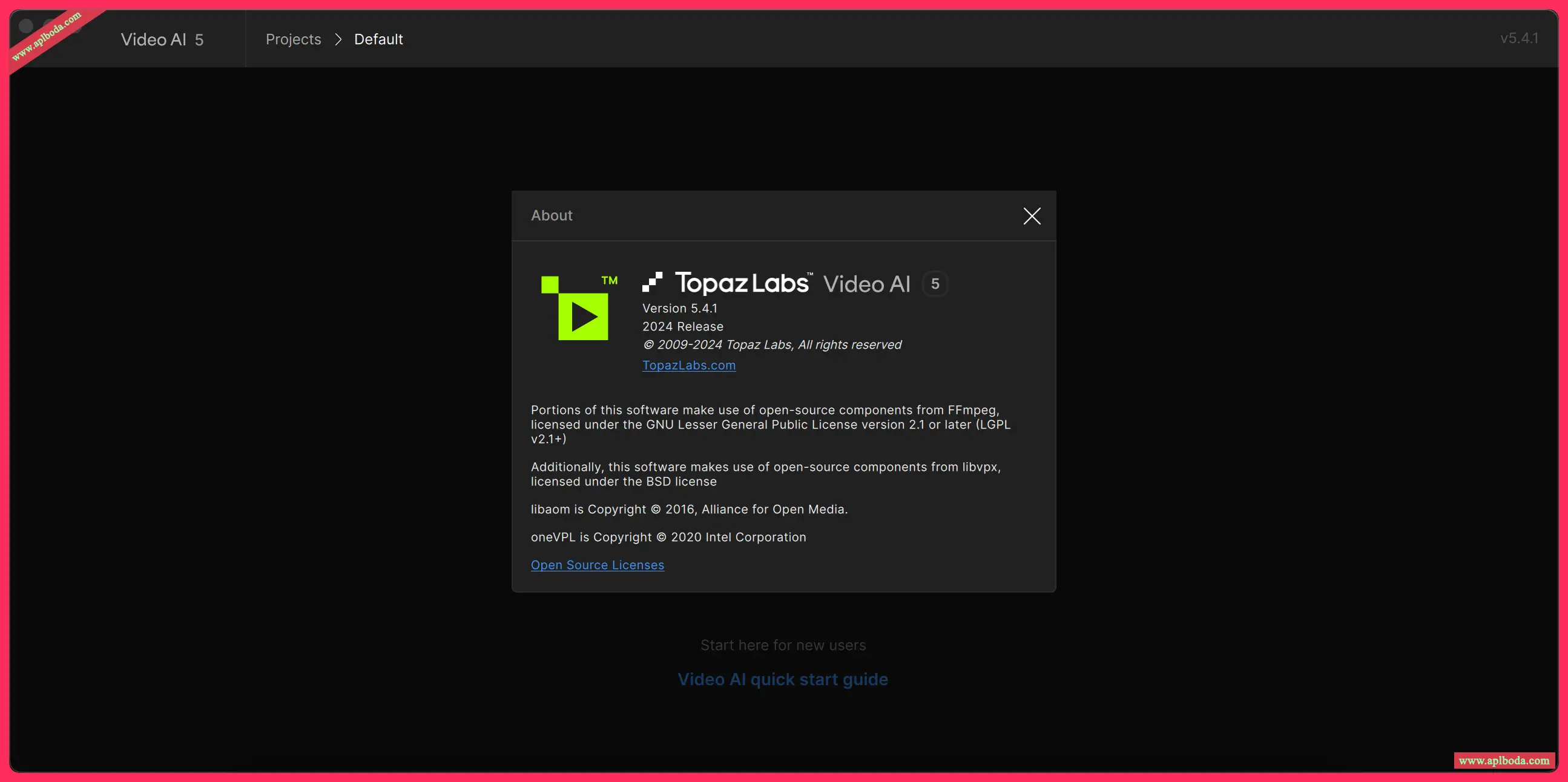 Topaz Video AI for Mac (lossless video enlargement software) 7.0.2 latest direct installation version