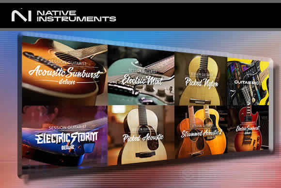 Native Instruments公司出品的 Session系列吉他贝斯弦乐鼓KONTAKT音源合集（共26套）