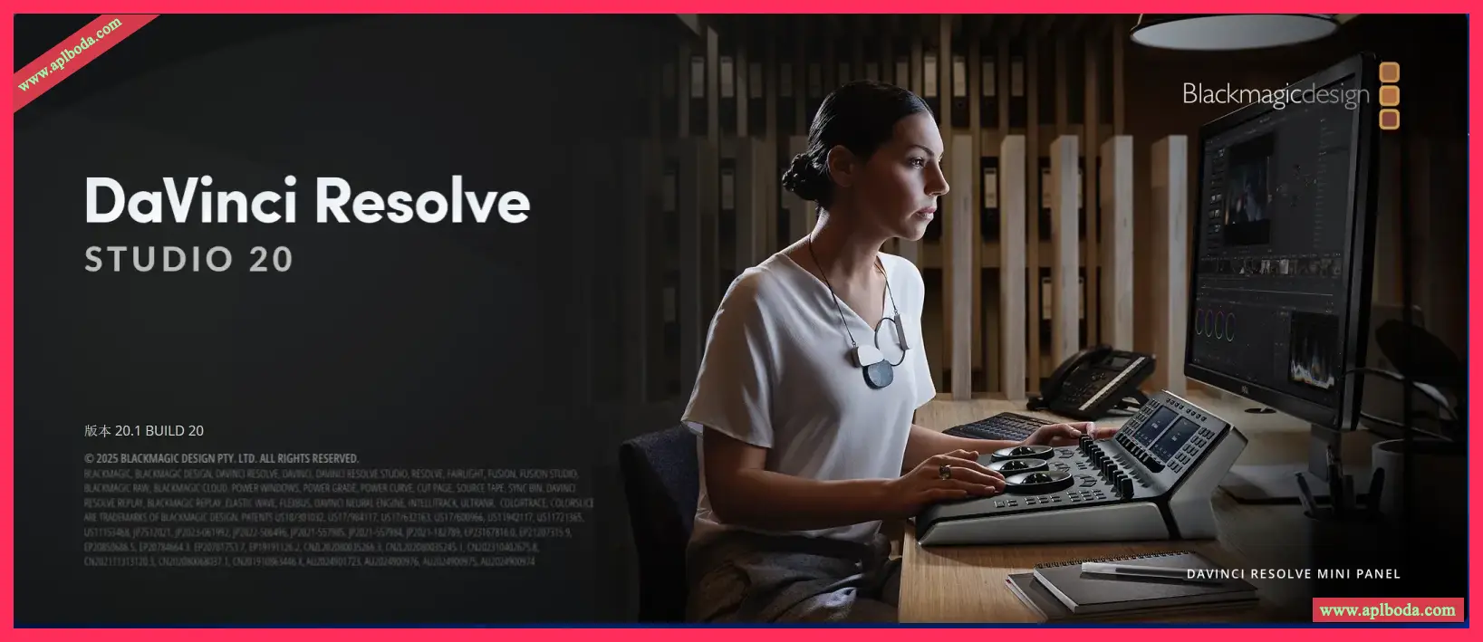 DaVinci Resolve Studio 20.1 for Win(达芬奇调色软件)中文正式版
