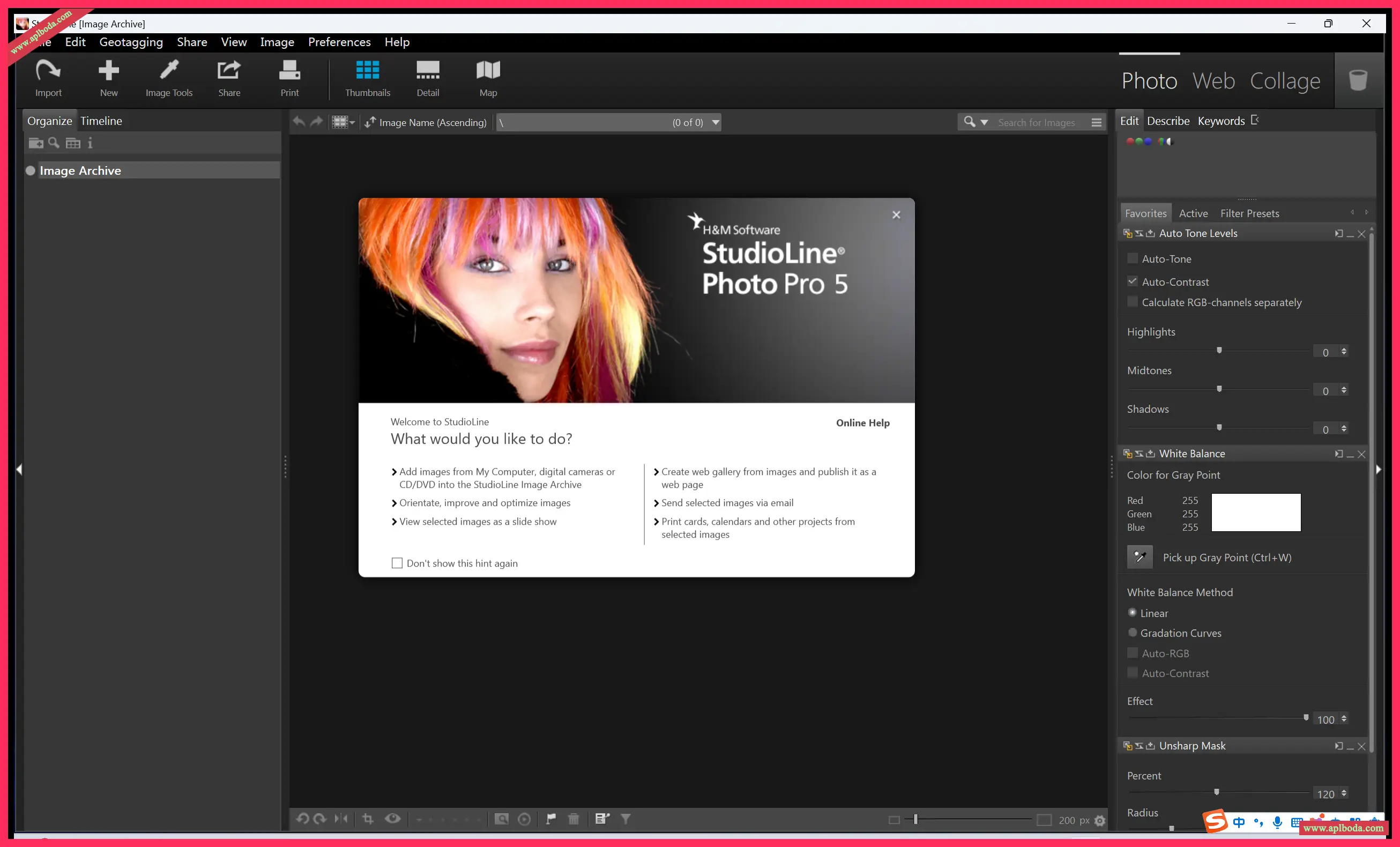 StudioLine Photo Pro v5.0.7 for Win  (照片处理软件)