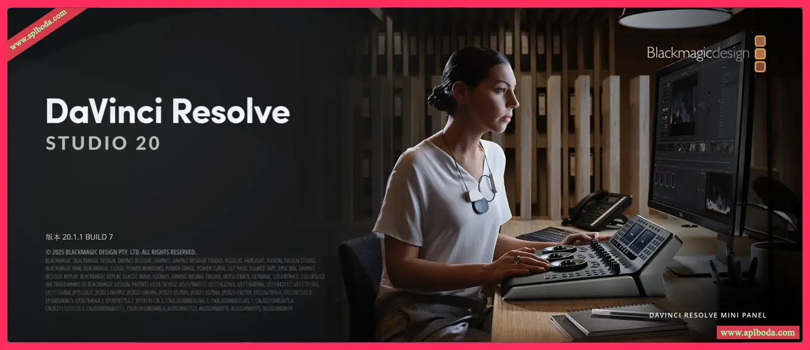DaVinci Resolve Studio 20 for Win (v20.1.1 BUILD 7)最新中文正式版 (达芬奇调色软件)破解版下载