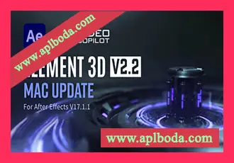 E3D三维模型AE插件 Element 3D v2.2.3.2217 Mac苹果版-支持多帧渲染
