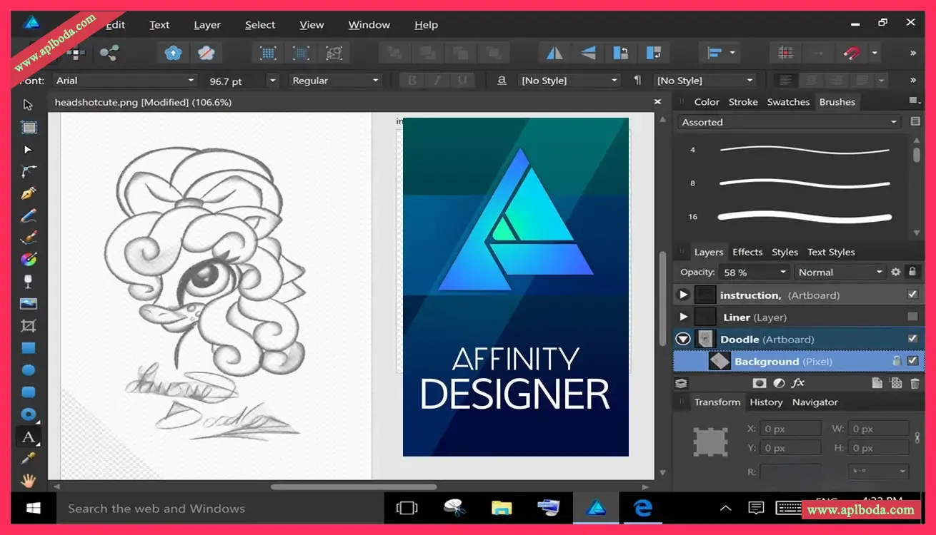 Affinity Designer for Win (专业矢量图设计软件)v2.6.3最新中文版