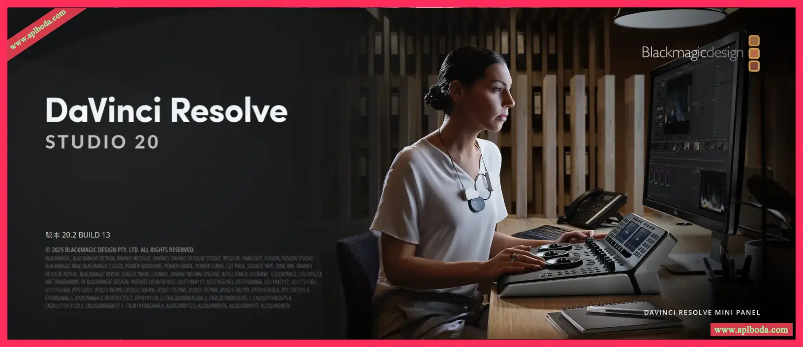 DaVinci Resolve Studio 20 for Win (v20.2 BUILD 13)最新中文正式版 (达芬奇调色软件)破解版下载